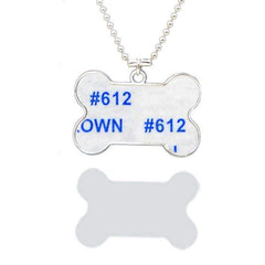 sublimation dog bone tag