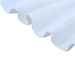 white sublimation blank cotton towel with textured surface for printing or laser engraving