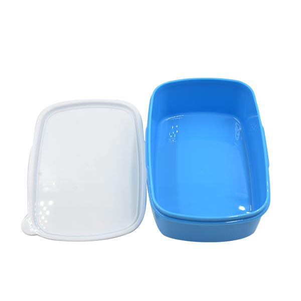 Sublimation Plastic Lunch Box With Premium Metal Insert BLUE