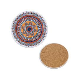 sublimation blank round sandstone coaster 4