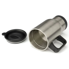 sublimation blank 14oz silver travel mug