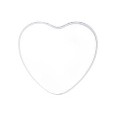 sublimation blank Love Heart Metal Tin - White - subliblanks