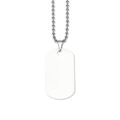 sublimation blank aluminium id tag small double side printable