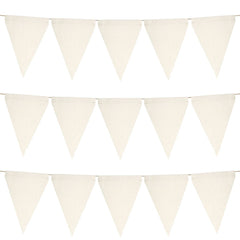 sublimation blank linen triangle banner flag