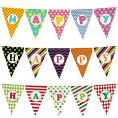 sublimation blank linen triangle banner flag