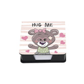 sublimation blank pu leather sticky note box