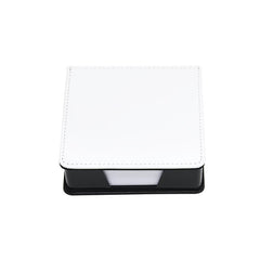 sublimation blank pu leather sticky note box