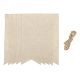 sublimation blanks burlap banner flags