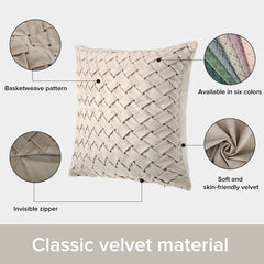 sublimation blank soft velvet cushion cover beige cushion
