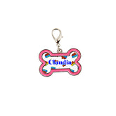 sublimation blank pet tag dog bone print