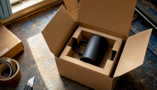 Smash-proof mug shipping box with internal fitting