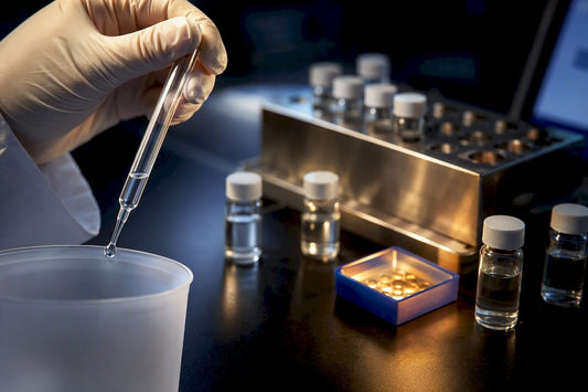 Laboratory testing polymer drinkware migration