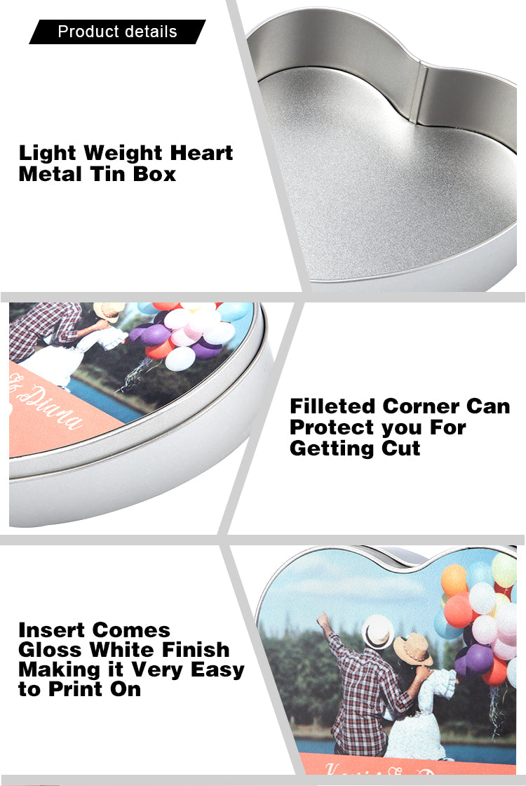 Love Heart Metal Tin