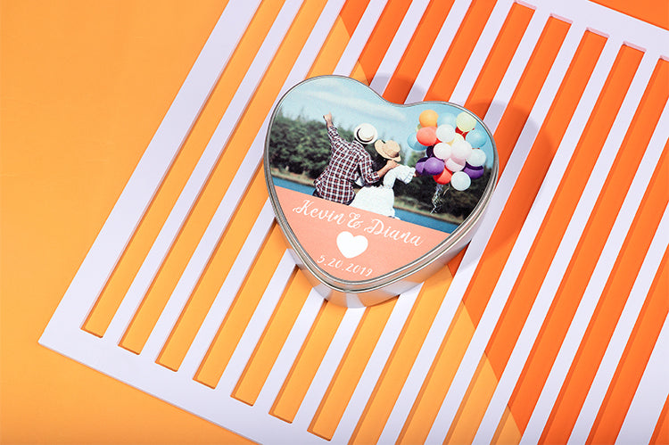 Love Heart Metal Tin - Silver