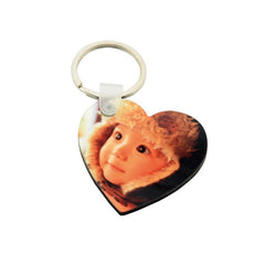 Heart MDF Keyring - Double side