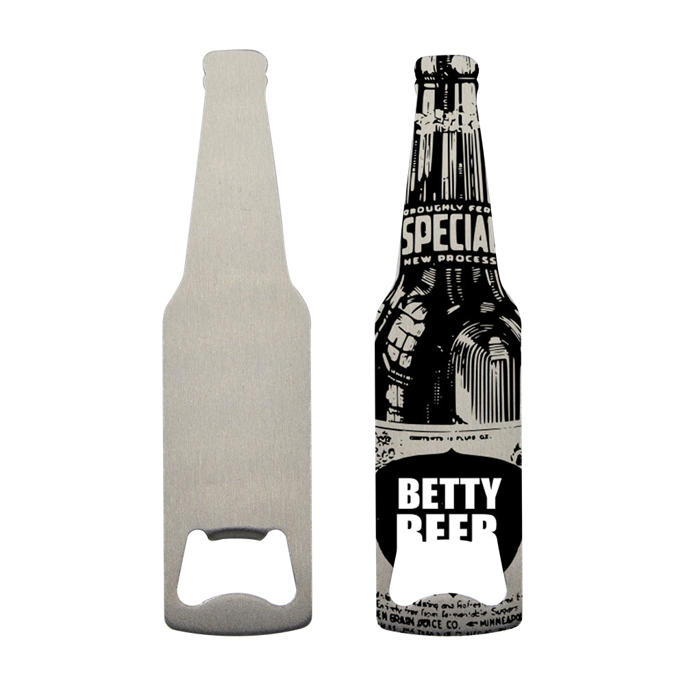 Sublimation blank silver bottle opener
