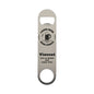 sublimation silver Bar Blade bottle opener