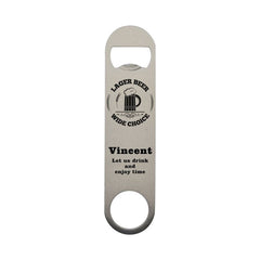 sublimation silver Bar Blade bottle opener