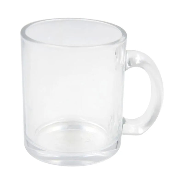 10oz Clear Glass Mug