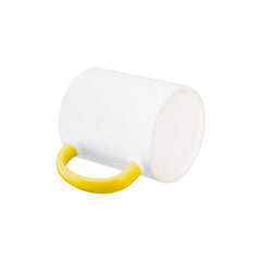11oz Inner and Handle Colour Mug-Yellow – SubliBlanks Ltd