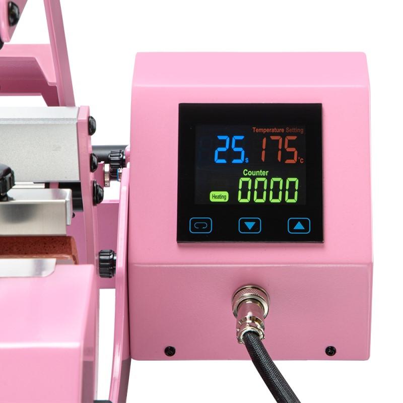 Galaxy Tumbler Press Machine GS-205B Plus Pink