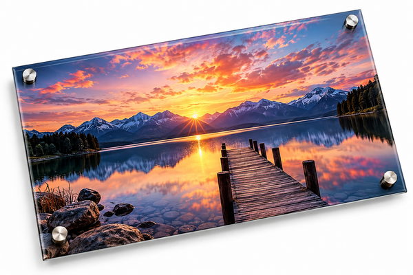16 x 10 Inch Toughened Glass Wall Panel