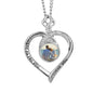 Heart Button Necklace