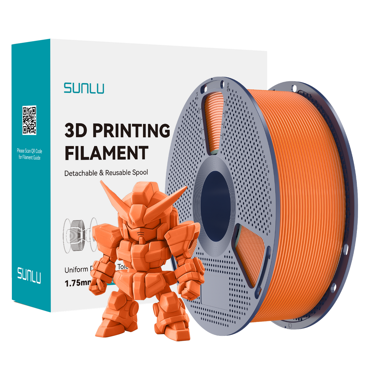 Sunlu PLA+ 2.0 Sunny Orange Filament