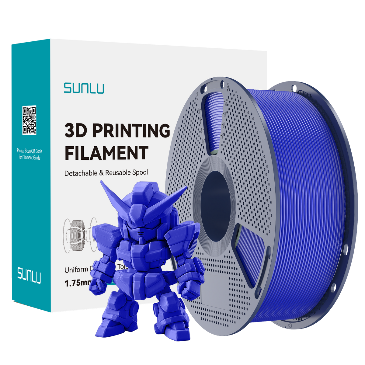 Sunlu PLA+ 2.0 Klein Blue Filament