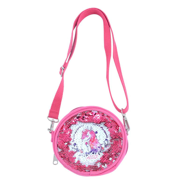 Sequin Coin Bag - Pink