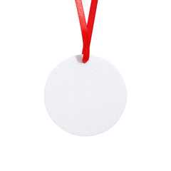 Felt Hanging Ornament - Round 80MM Pack Of 10