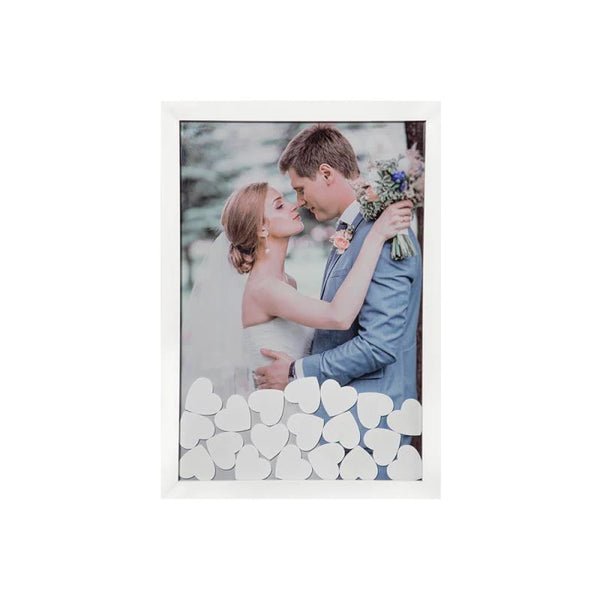 sublimation photo frame with hearts
