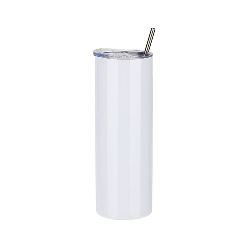 20OZ  Stainless Steel Tumbler -Glossy White