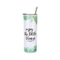 20OZ  Stainless Steel Tumbler -Glossy White