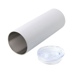 20OZ  Stainless Steel Tumbler -Glossy White