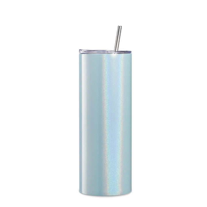20oz Stainless Steel Tumbler - Mint Green Sparkle