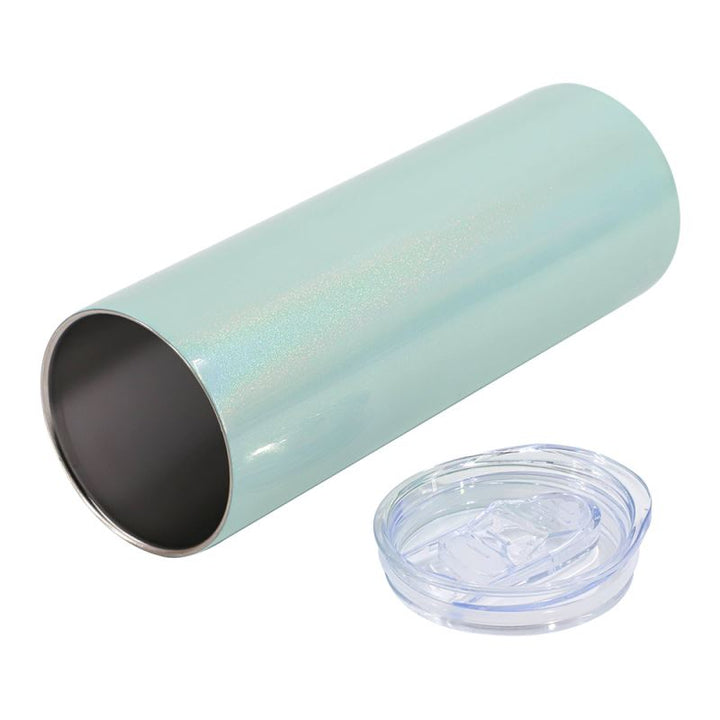 20oz Stainless Steel Tumbler - Mint Green Sparkle