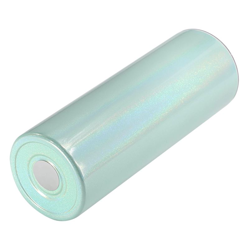 20oz Stainless Steel Tumbler - Mint Green Sparkle