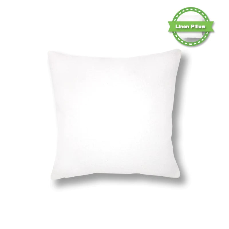 Linen Cushion Pure white - 25 x 25