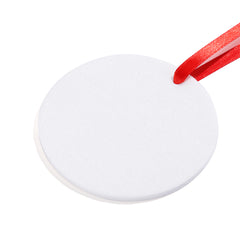 Felt Hanging Ornament - Round 80MM Pack Of 10