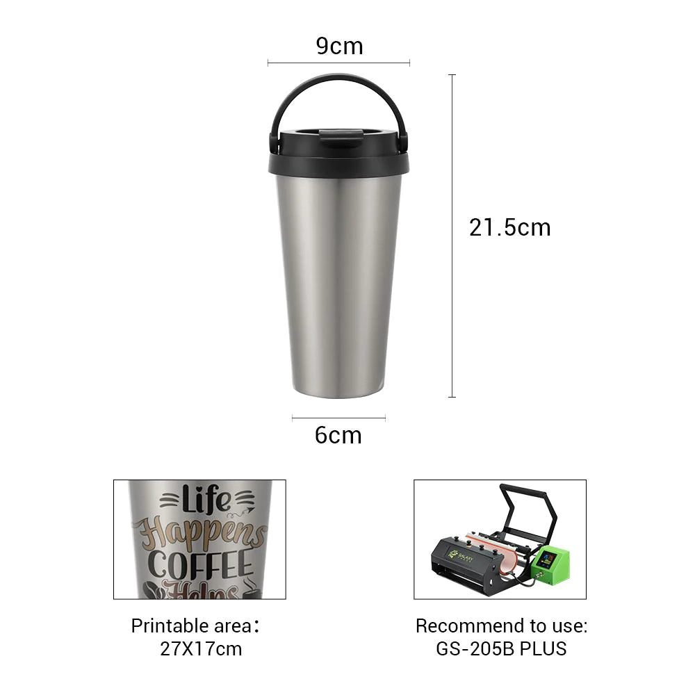 500ml sublimation thermos cup