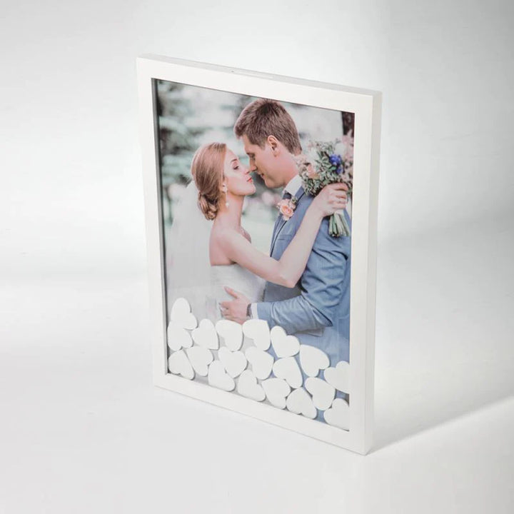 sublimation photo frame with hearts
