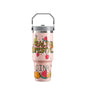 30OZ Stainless Steel Tumbler with Handle Pink Matte