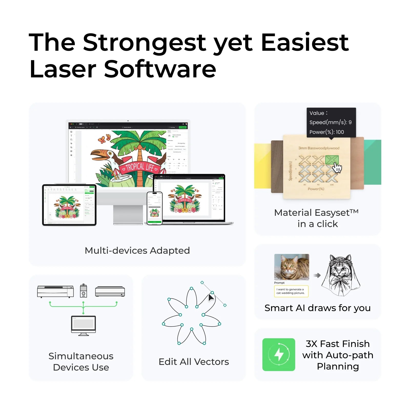 xTool F1 Ultra - Fiber + Diode Laser Engraver - Deluxe Bundle
