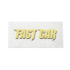 sublimation White Sequin Transfer Rectangle Shape