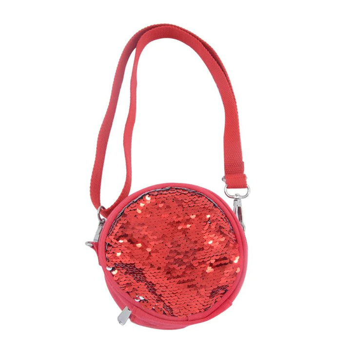 sublimation Sequin Coin Bag - Red