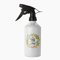 Sublimation blank 400ml white aluminium spray bottle