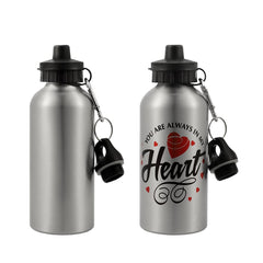 Aluminium Water Bottle 500ml Silver sublimation blanks