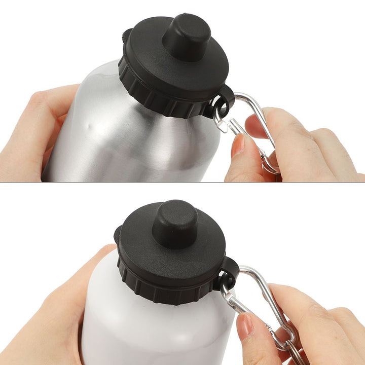 Aluminium Water Bottle 500ml White sublimation blanks