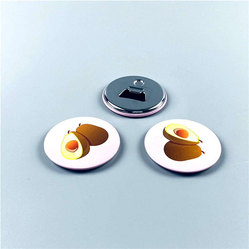 100x Magnetic Bottle Opener Badge - 58mm
